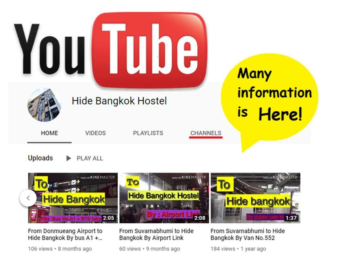 Hide Bangkok Hostel Dış mekan fotoğraf